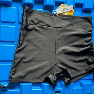 3 for $40 Black Women's High-Waisted Shorts SPF50